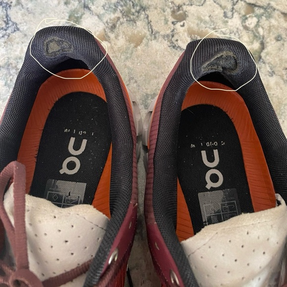 ON-Running Mens Cloudflow Running Shoe Mens SZ 10.5 Flare/Dawn - Picture 5 of 15